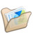 Folder beige mypictures Icon